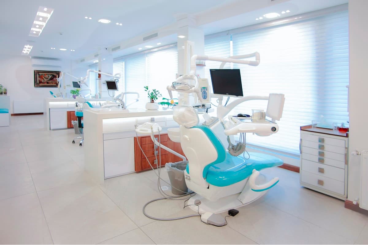 Bright, modern dental clinic interior